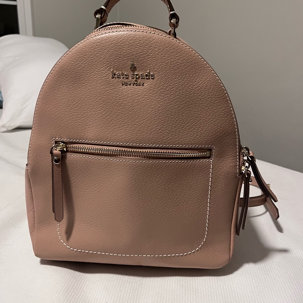 Kate Spade Blush Leather Backpack